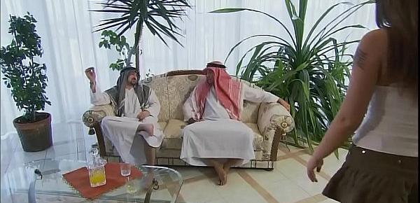 2 Sheikhs from Dubai fuck Simony Diamond very well - (HD - Refurbished Version)
